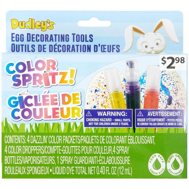 Dudley's Color Spritz Egg Decorating Kit, Easter Egg Decorating, Egg