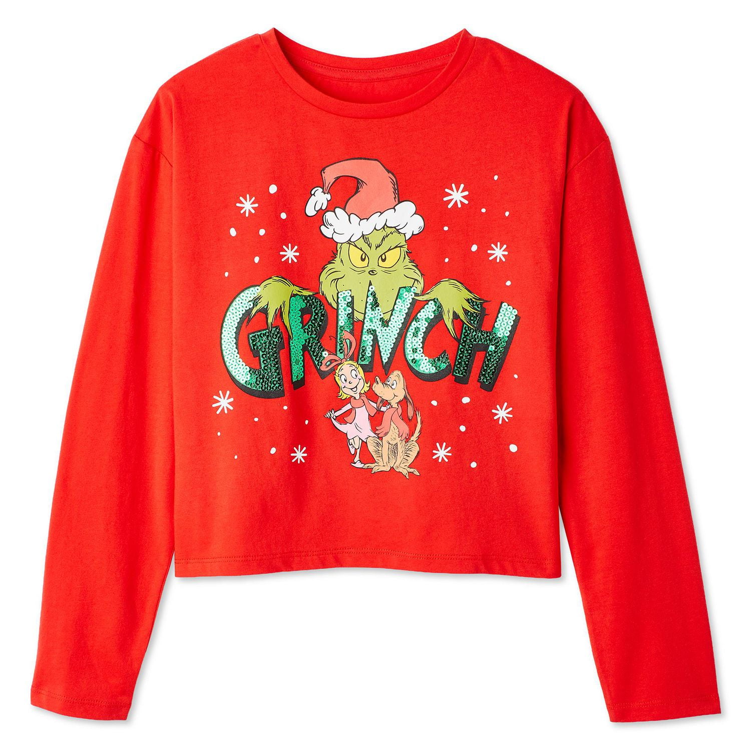 The Grinch Girls' Long Sleeve Graphic T-Shirt
