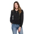 thumbnail image 1 of George Women's Peplum Blouse, 1 of 6
