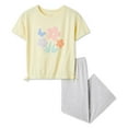 thumbnail image 1 of Ensemble 2 pièces avec pantalon à jambe large George pour filles, 1 of 2