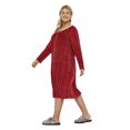 thumbnail image 2 of George Plus Women's Long Sleeve Nightgown, 2 of 6