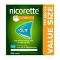 thumbnail image 1 of Nicorette Fruit Gum, 4 mg, Quit Smoking, Nicotine Gum, Smoking Cessation Aid, NRT, Reduce Cravings, 210 pieces, 1 of 9