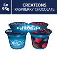thumbnail image 2 of Danone Oikos Créations Choco Framboises 4% M.G. Yogourt Grec, 2 of 5