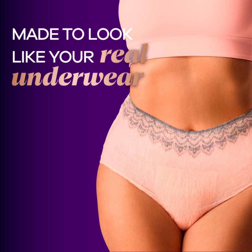Always Discreet Boutique Low Rise Size Large Incontinence Underwear, 10 ct  - Fry's Food Stores