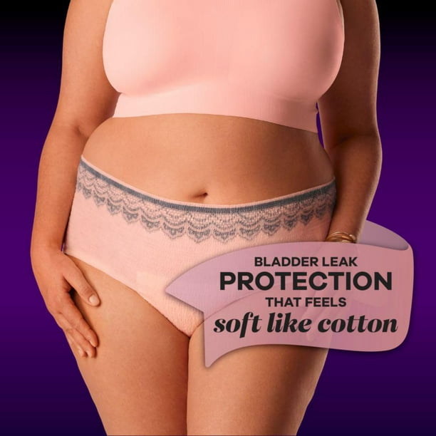 Always Discreet Boutique, Incontinence & Postpartum Underwear For Women,  Maximum Protection, X-Large, 16 Count : : Health & Personal Care