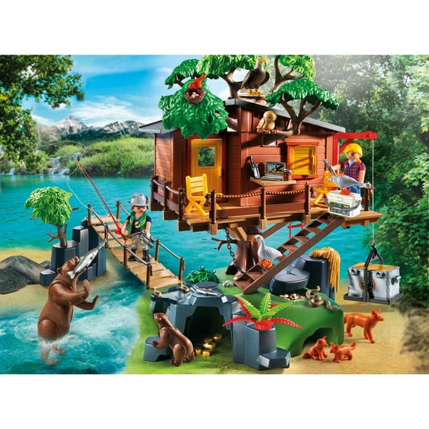 Playmobil - 5557 - Cabane des aventuriers dans les arbres 