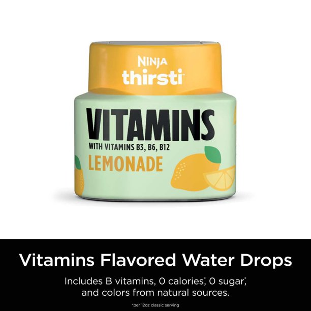 Ninja Thirsti VITAMINS Lemonade Flavoured Water Drops), WCFLMD6C