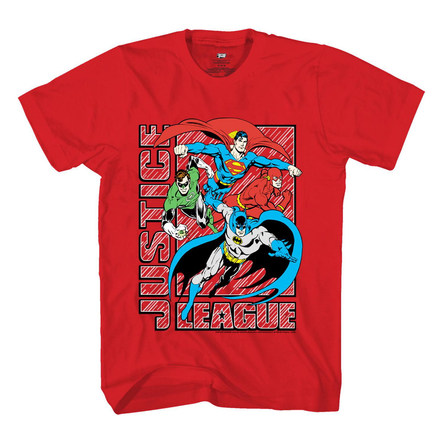 Justice League Boys Hero Time Short Sleeve T-Shirt