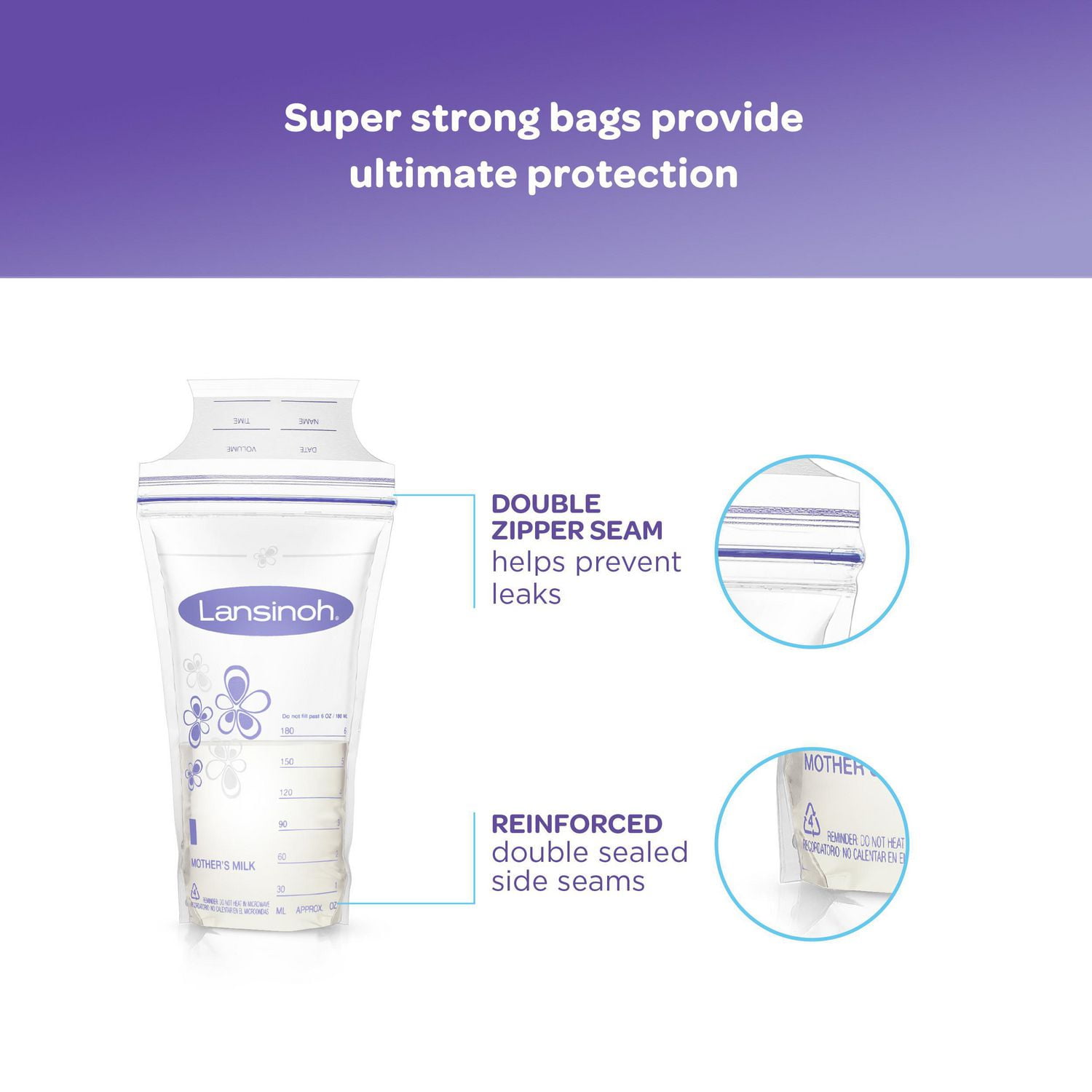 Lansinoh® Breastmilk Storage Bags - Birth-ease