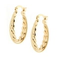 thumbnail image 1 of Crystal earring studs 14kt gold plated, 1 of 1