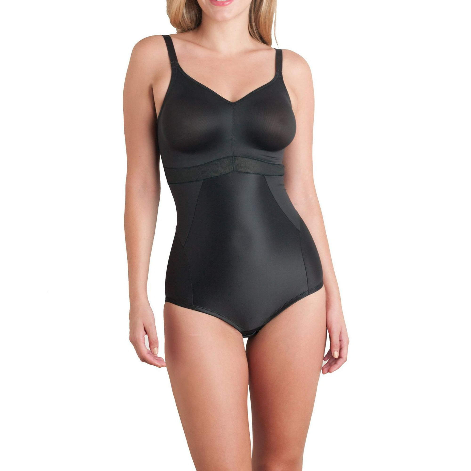 1 pr George Shapewear - Mid-Thigh Shaper Smoothers - Black- size
