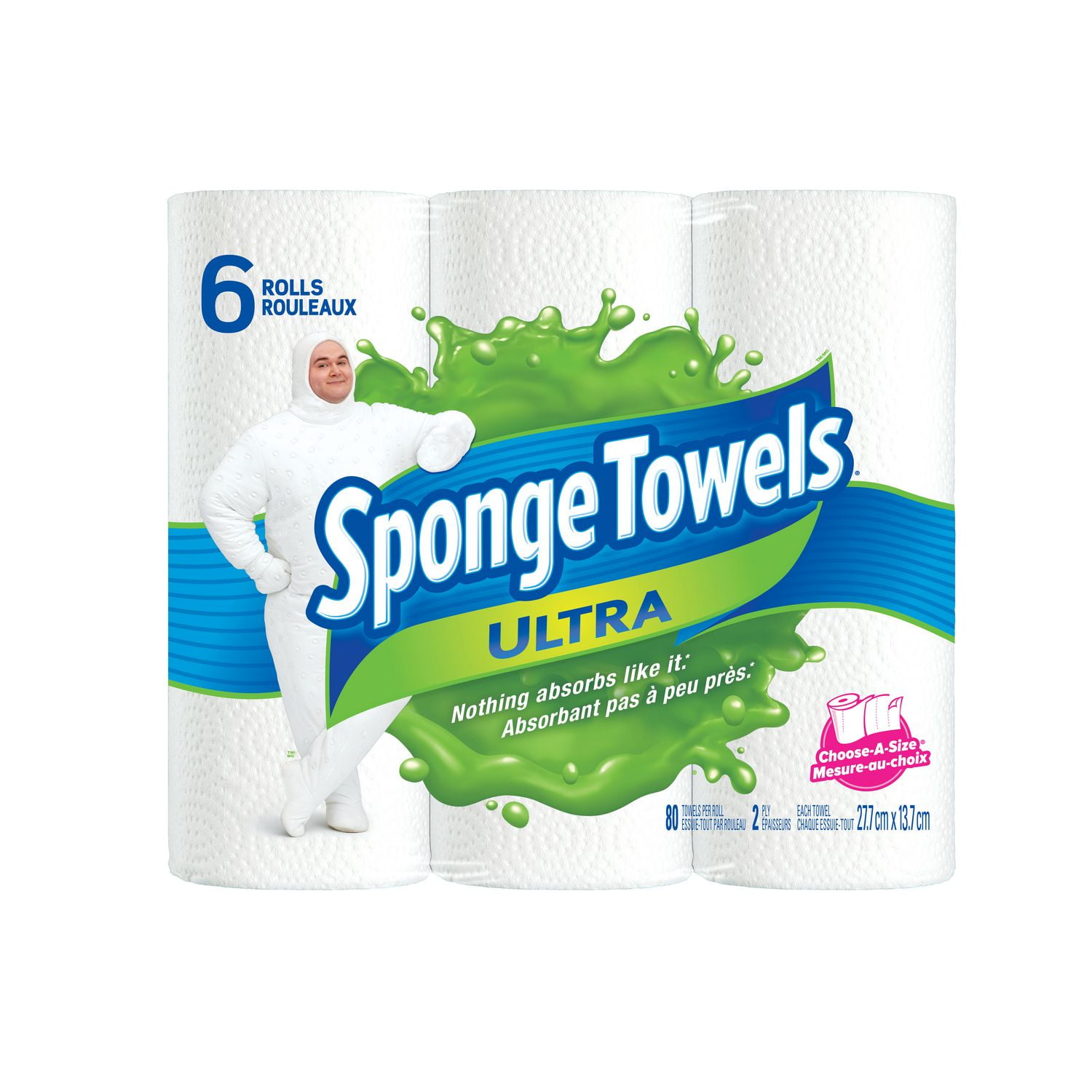 Sponge Towels Spongetowels Ultra ChooseASize 2 Ply Towel Walmart Canada