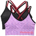 thumbnail image 1 of Reebok Ladies' 2 Pack Seamless Strappy Longline Bralettes, 1 of 4