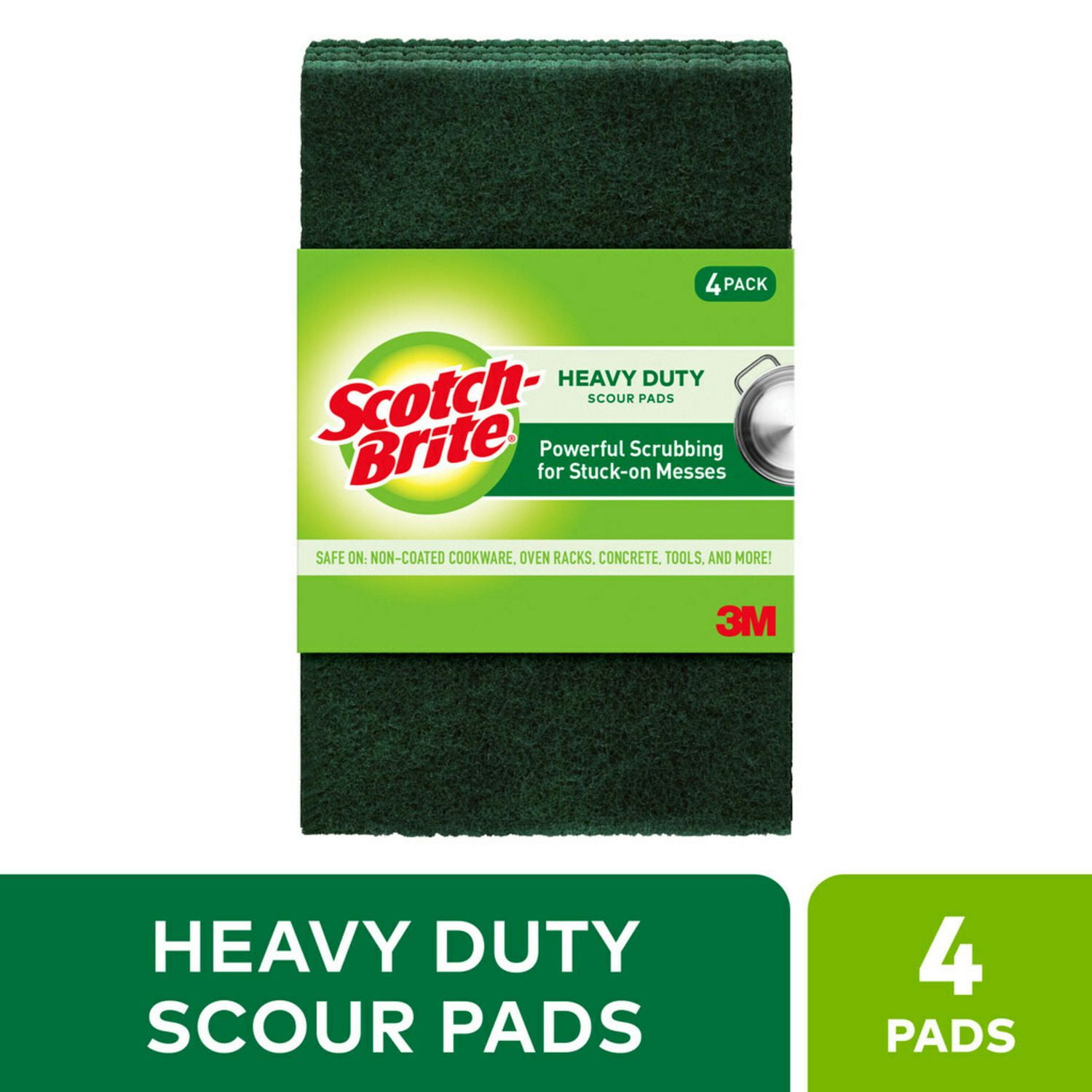 Scotch-Brite Non-Scratch All Surface Plastic Scrubbing Pads, Assorted  Colors, 3-Pads : : Health & Personal Care