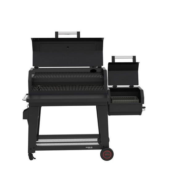 3-Burner Propane Gas Grill and Oakford 1150 Pro Offset Smoker