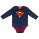 Superman Cache-couche à manches longues pour bébés garçons – image 1 sur 1