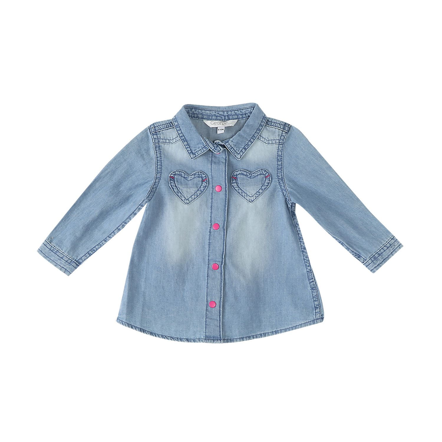 baby girl chambray shirt