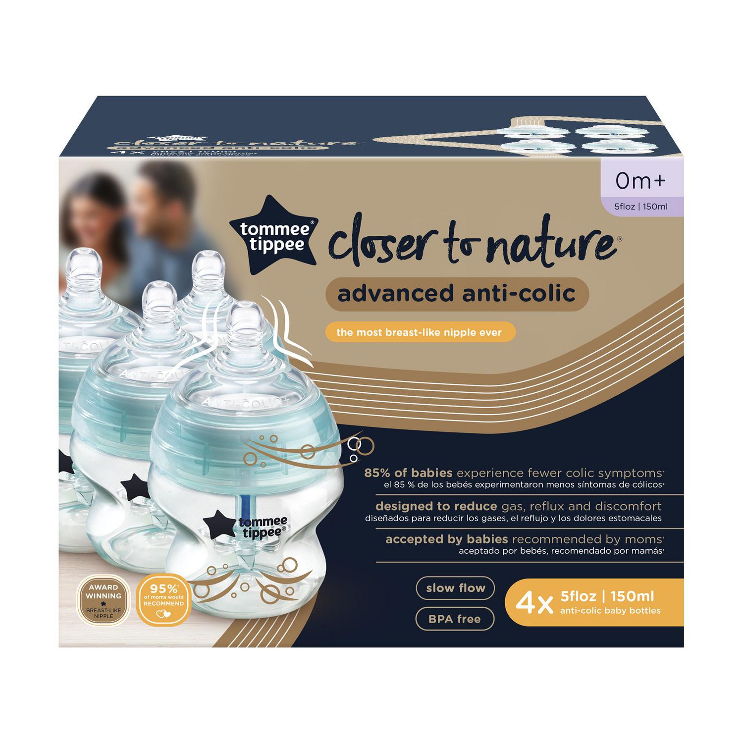 Tommee Tippee Advanced Anti-Colic Baby Bottles 