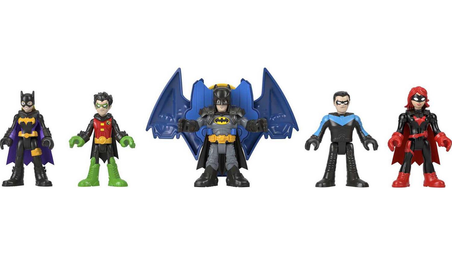 Imaginext DC Super Friends Batman Figures, Family Multipack, 12