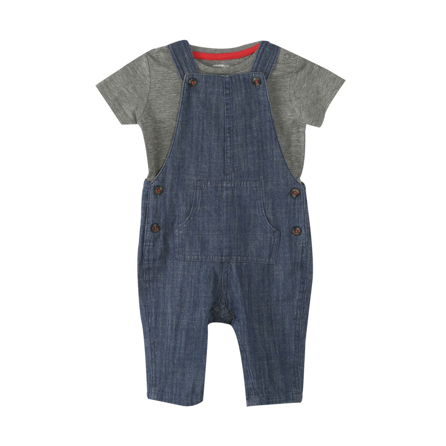 baby Boys' Overalls & Tee Set Walmart Canada