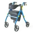 thumbnail image 1 of Medline Empower Rollator with 8" Wheels, Blue, 1 of 3