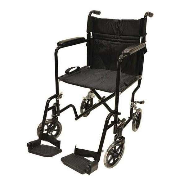 Fauteuil Roulant Transport Aluminium VEVOR - 100 Kg Capacité - Siège 40 Cm - Pliable - Neuf