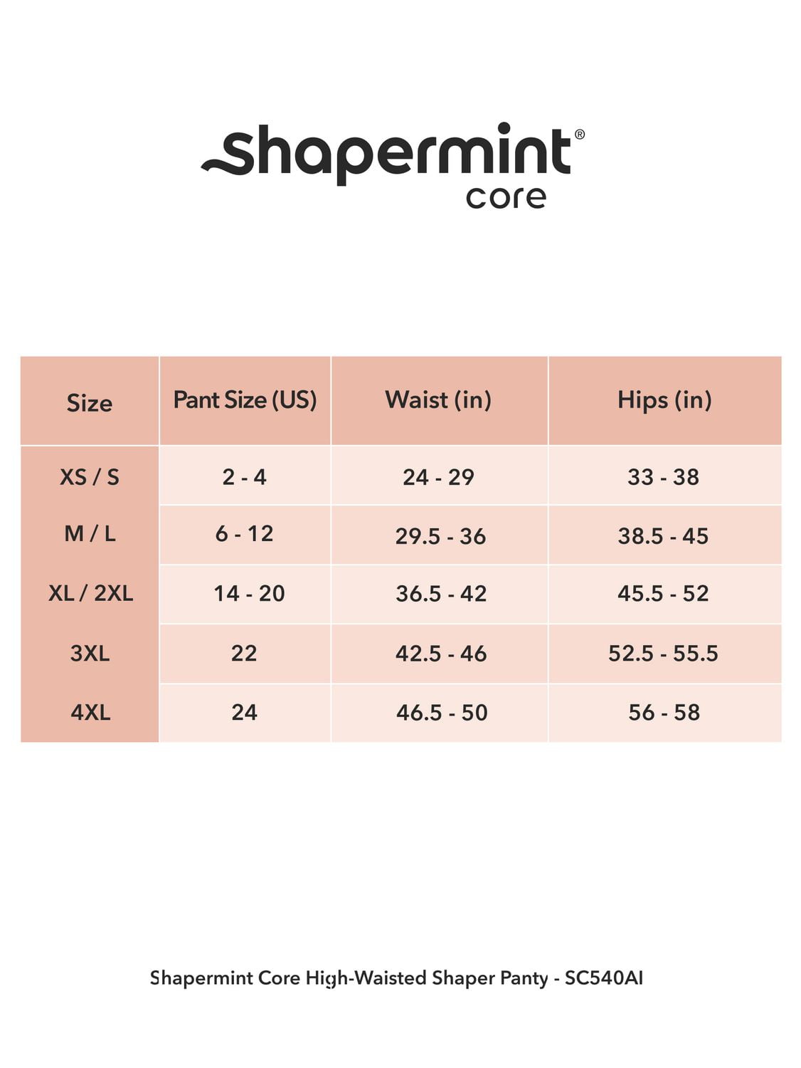 Shapermint Core Culotte Modelante – Gainante et Confortable pour Femme, Sans Couture Maintien Léger de la Taille, Tailles S à 4XL