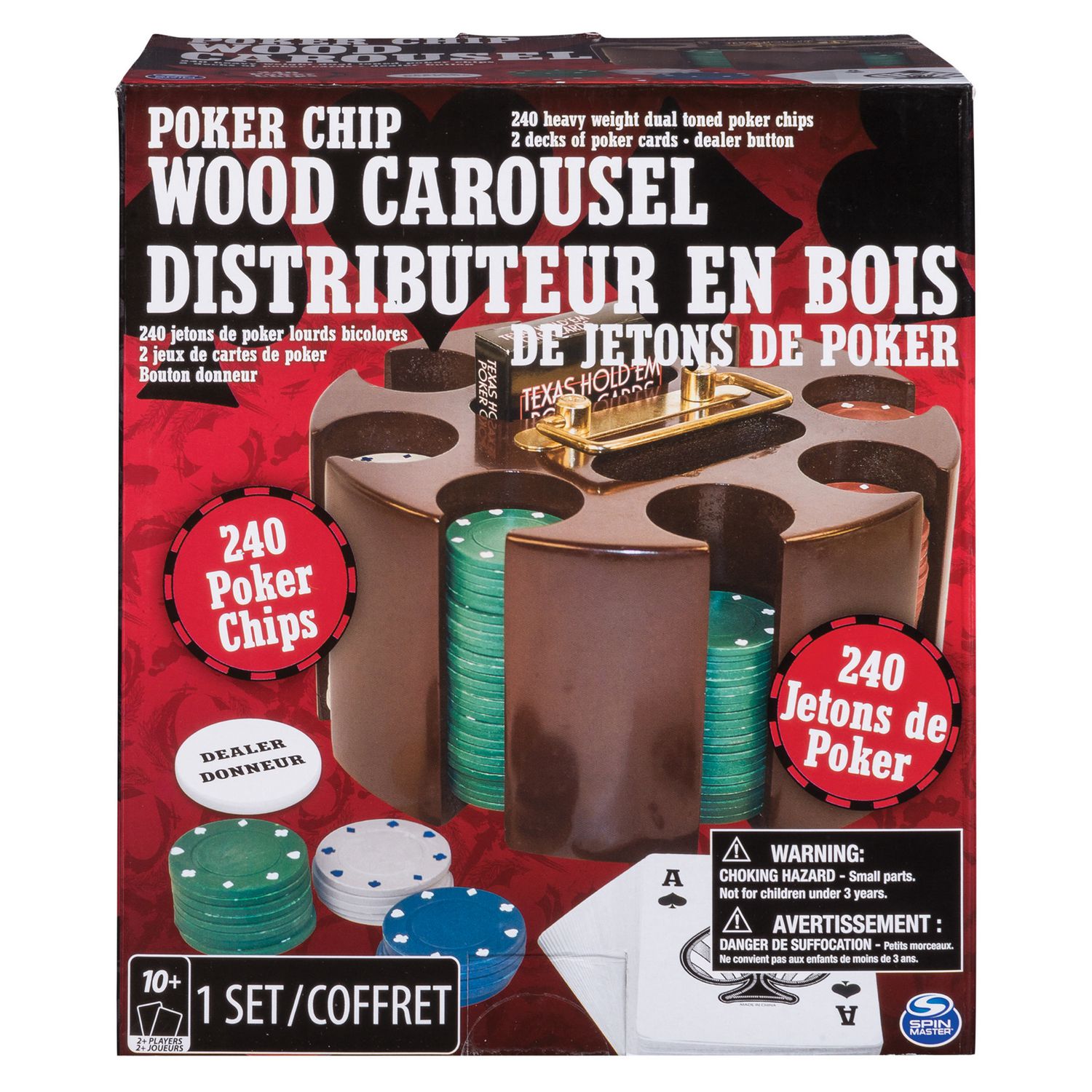 Poker chip carousel
