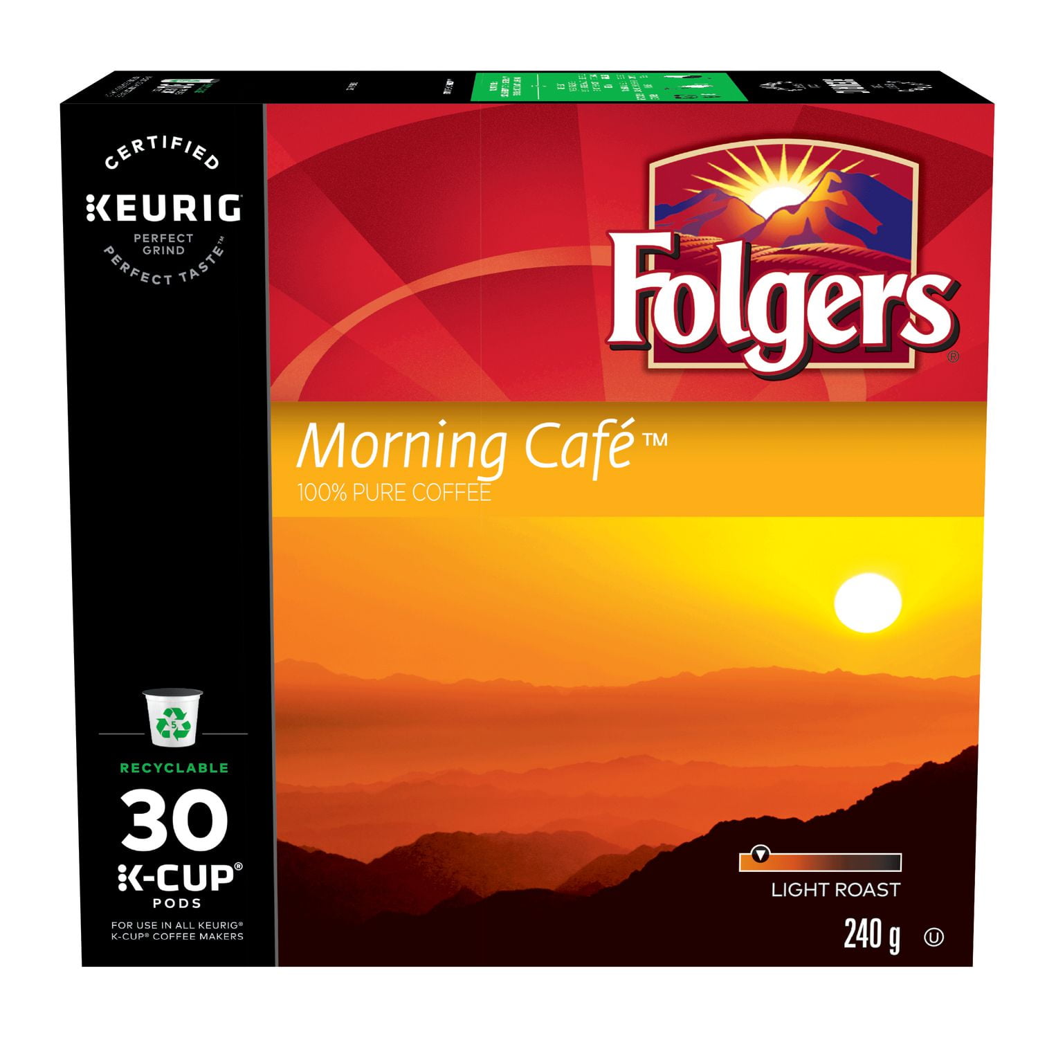 folgers breakfast blend k cups