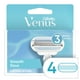 Cartouches de rechange de rasoir Gillette Venus Smooth pour femmes 4 cartouches – image 1 sur 7