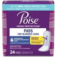 thumbnail image 1 of Poise Incontinence Pads for Women, 7 Drop, Ultra Absorbency, Long, 24Ct, 1 of 6