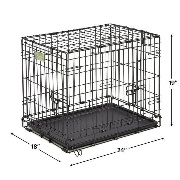 Midwest Homes For Pets Small 24 iCrate 2-Door Dog Crate 