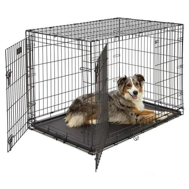 Cage pour chiens deux portes grande 42po