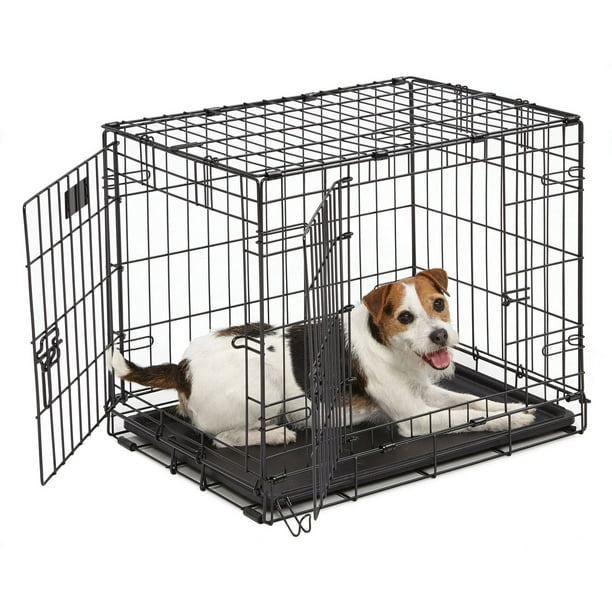 Cage pour chiens deux portes petite 24po