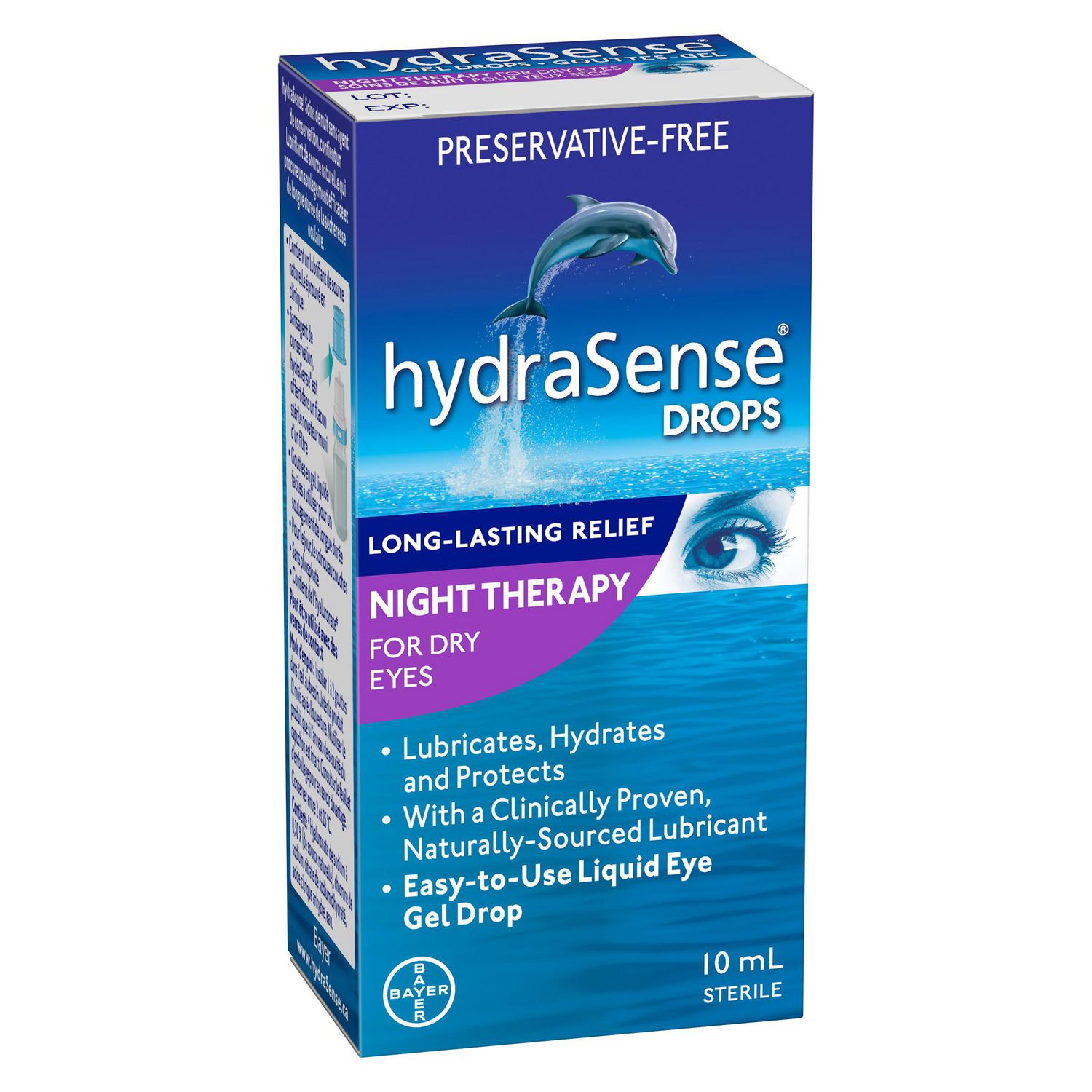 hydraSense Eye Drops Night Therapy for Dry Eyes 10 mL Walmart.ca