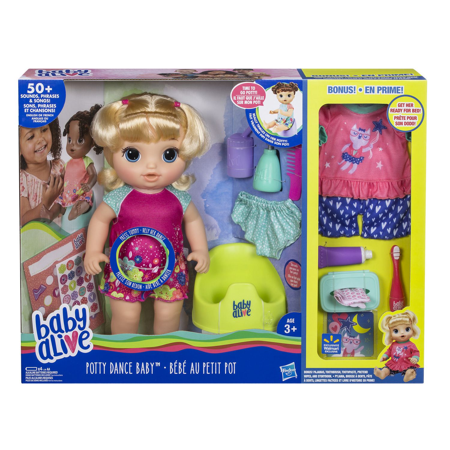 Blonde Hair Baby Alive Potty Dance Talking Baby Doll Baby Alive Dolls ...