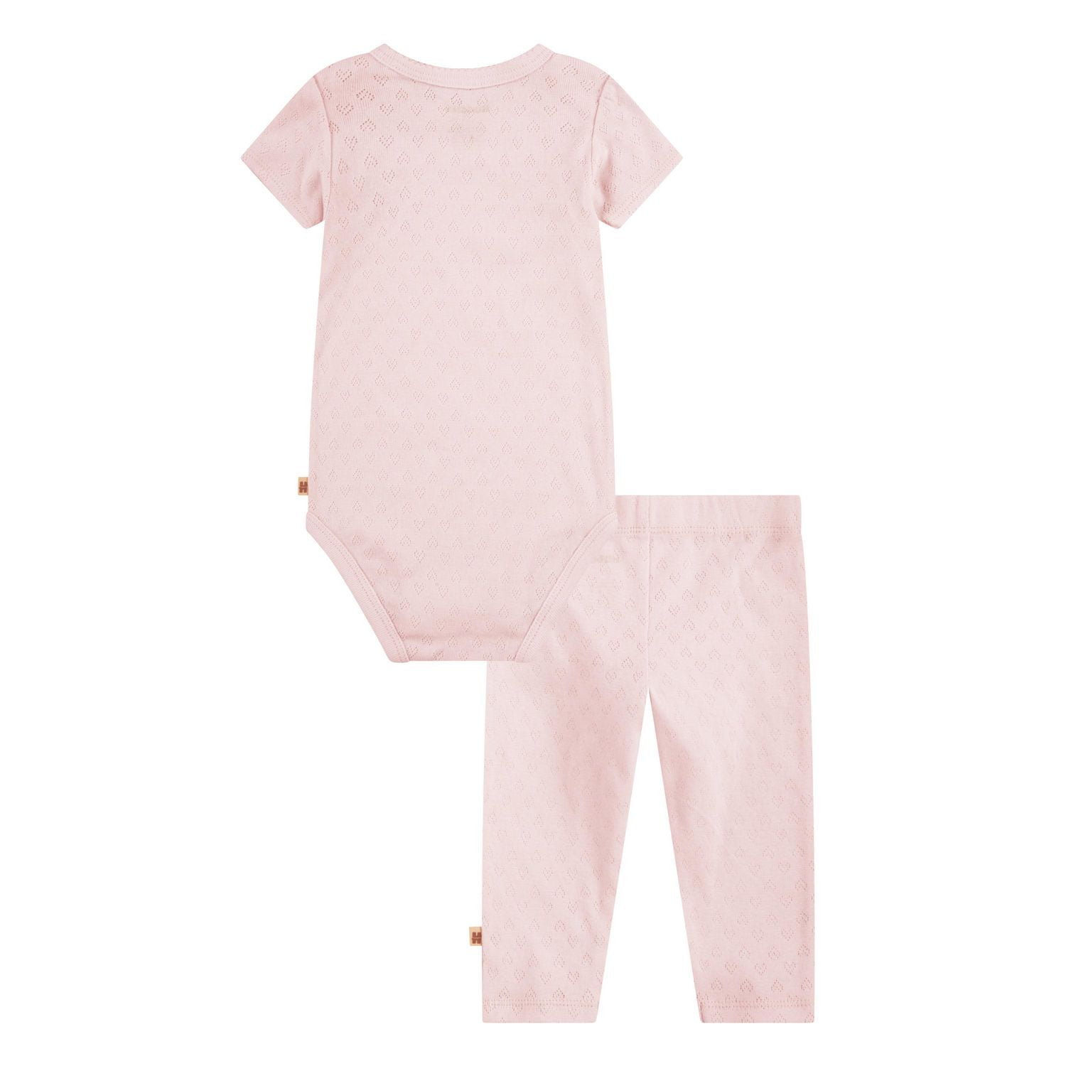 Huggies Organic Cotton 2-piece Pointelle Bodysuit & Pant Set