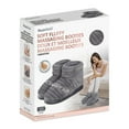 thumbnail image 4 of Health Touch Soft Fluffy Massaging Booties with Memory Foam, 4 of 4