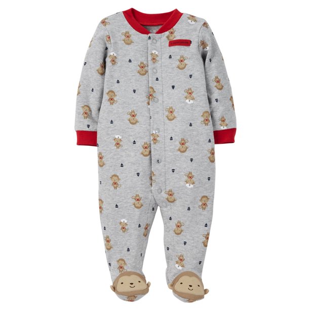 Tenue avec pyjama-grenouillère pour nouveau-nés garçons de Child of Mine made by Carter’s - Camion de pompier