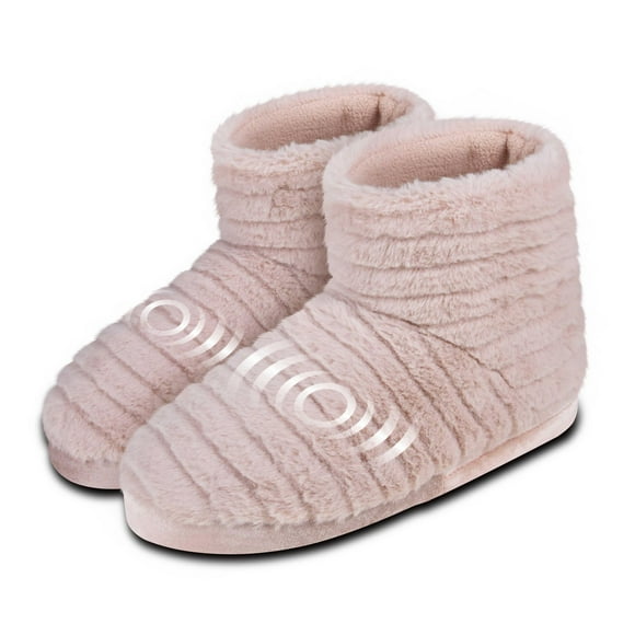 Health Touch Doux et moelleux Massaging Booties with Mousse à mémoire