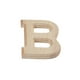 Lettre en bois 'B' – image 1 sur 2