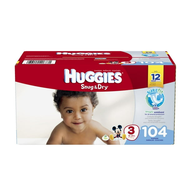 Couches HUGGIES® Snug & Dry™ GIGA