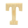 thumbnail image 1 of Lettre en bois 'T', 1 of 1