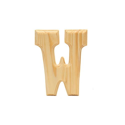 Lettre en bois 'W'