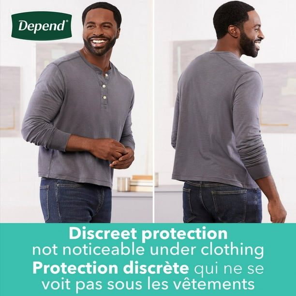 Depend Fresh Protection Adult Incontinence Underwear for Men (Formerly  Depend Fit-Flex), Disposable, Maximum, Grey, 28 - 32 Count 