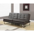 thumbnail image 2 of Monarch Specialties Dark Brown Futon, 2 of 2
