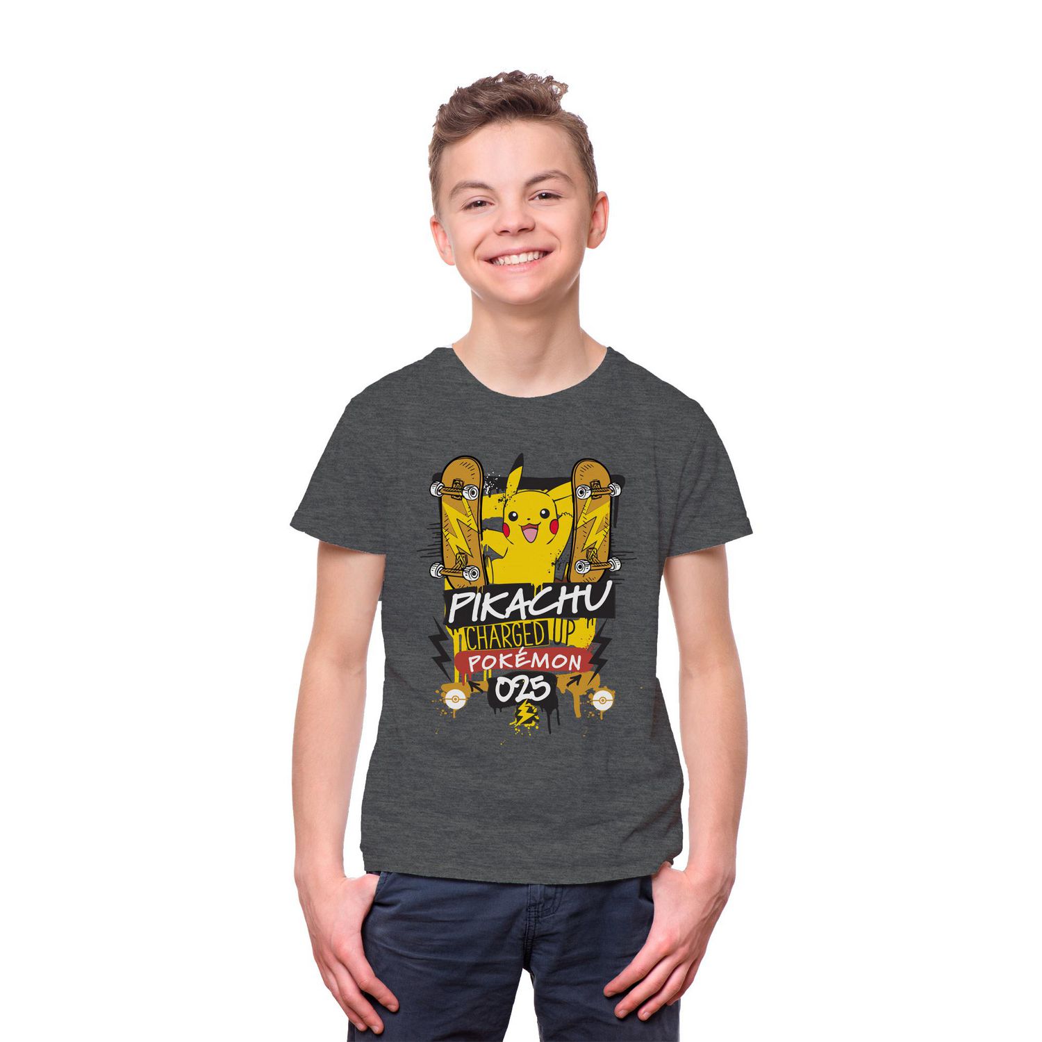 LICENSED CHARACTER Tシャツ 【 Happy Campin Tee 】 Grey-