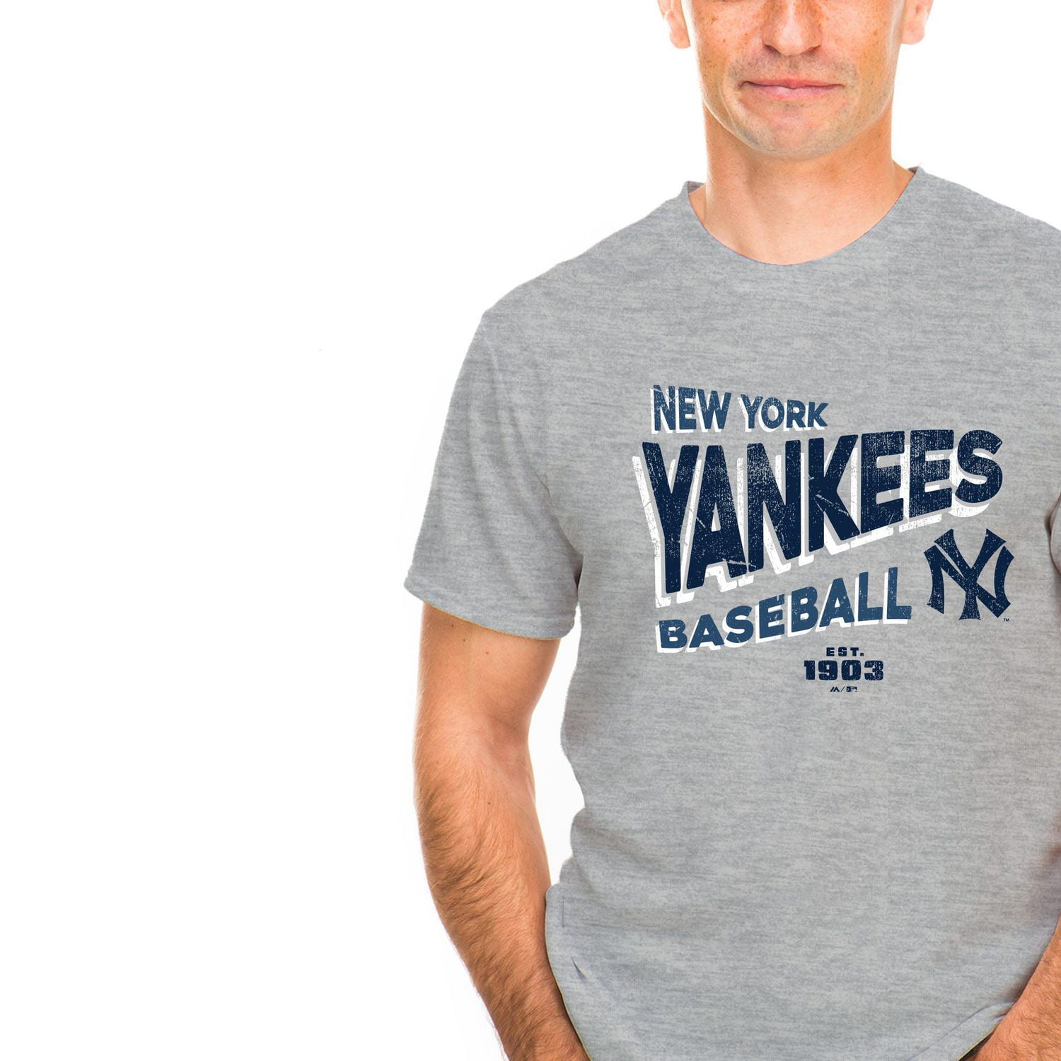 T-shirt à manches courtes Game Night MLB New York Yankees pour hommes *Exclusivité en ligne