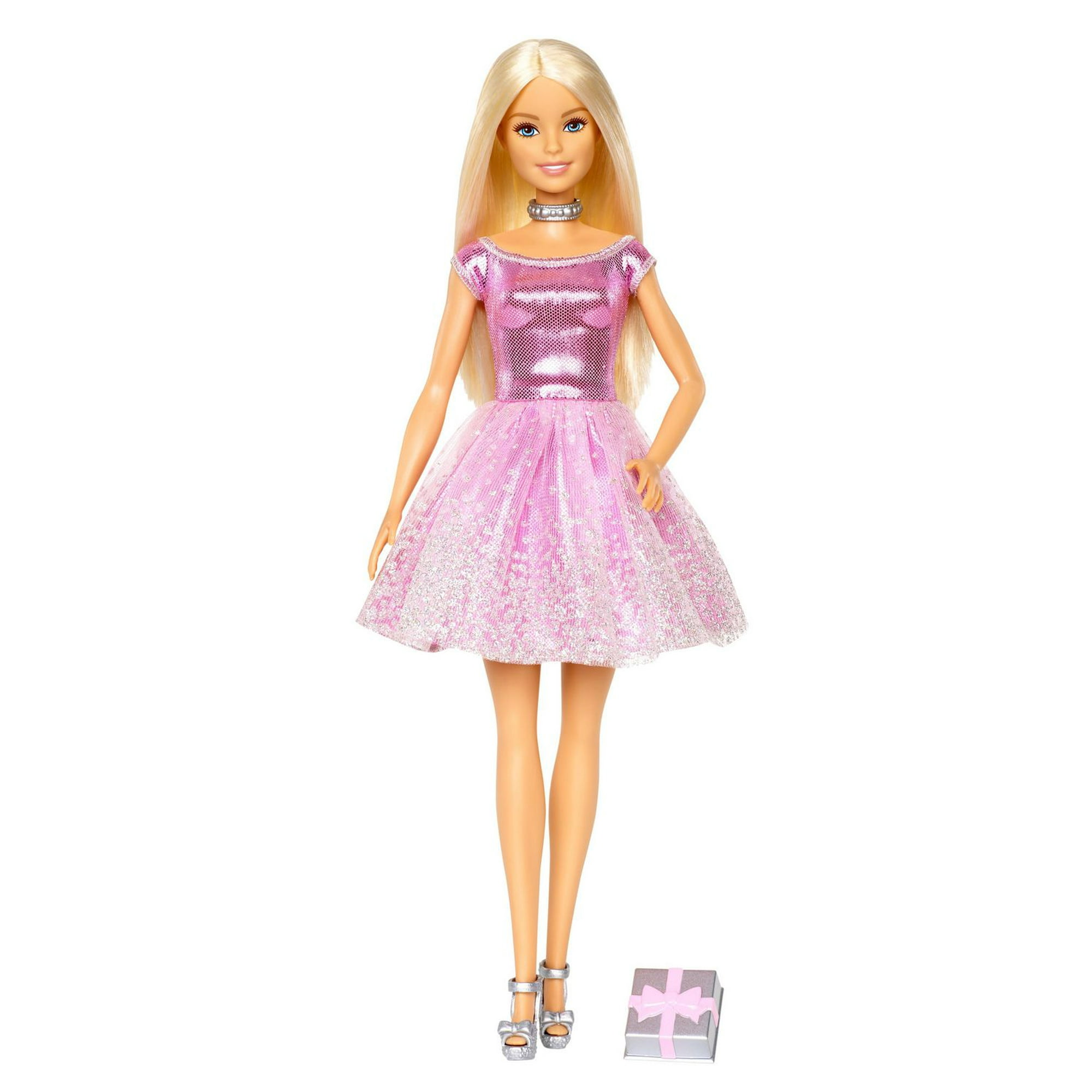 Barbie Doll (11.5 in Blonde) & Purple Convertible Car, 3 to 7 Year