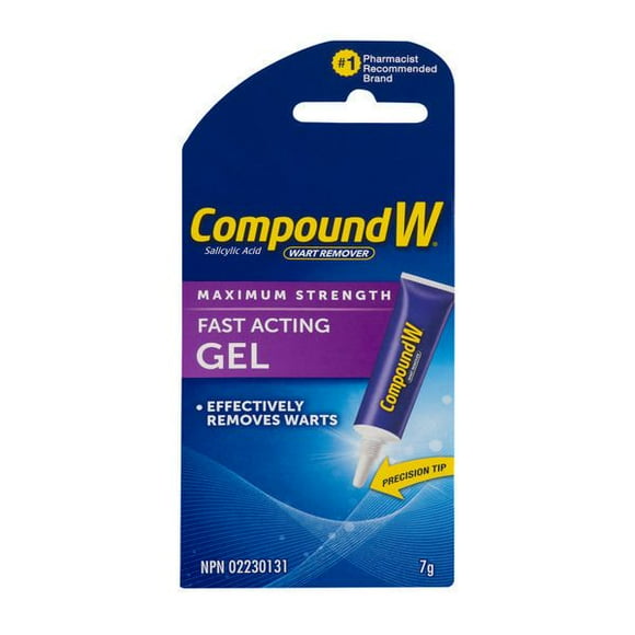 Compound W Maximum Strength Fast Acting Gel, 7 G Gel